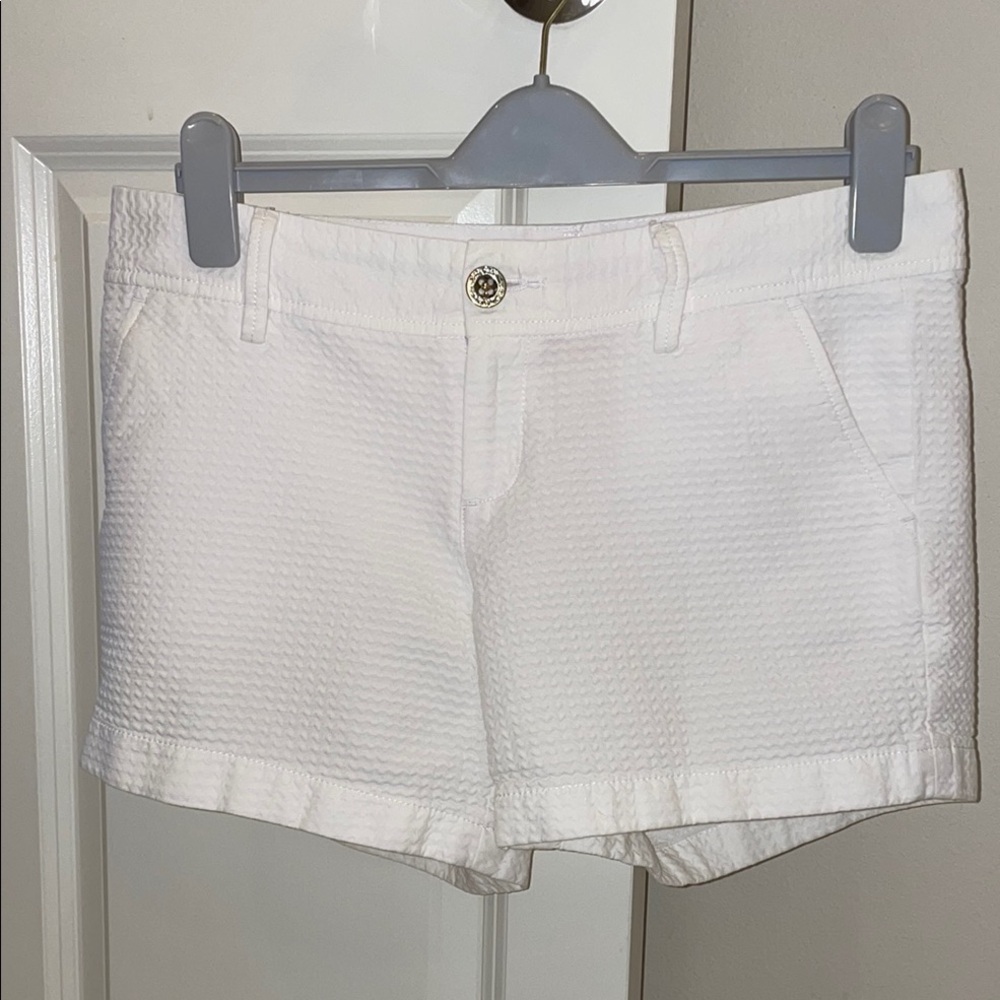 Lilly Pulitzer White Bermuda Shorts